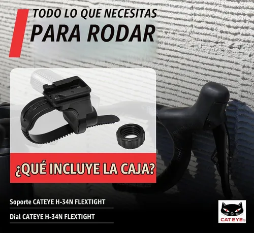 Vista 7 de Soporte FlexTight CATEYE H-34N para faros delanteros
