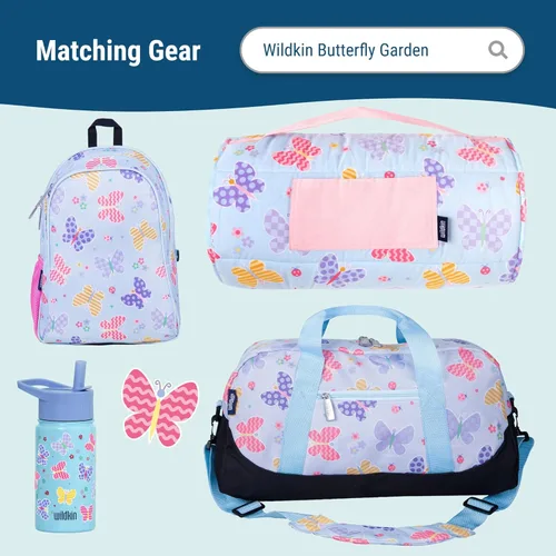 Vista 7 de Wildkin Paquetes de hielo para niños (paquete de 4) – Delgadas, reutilizables, mantiene el almuerzo fresco para la escuela/viajes, mariposa