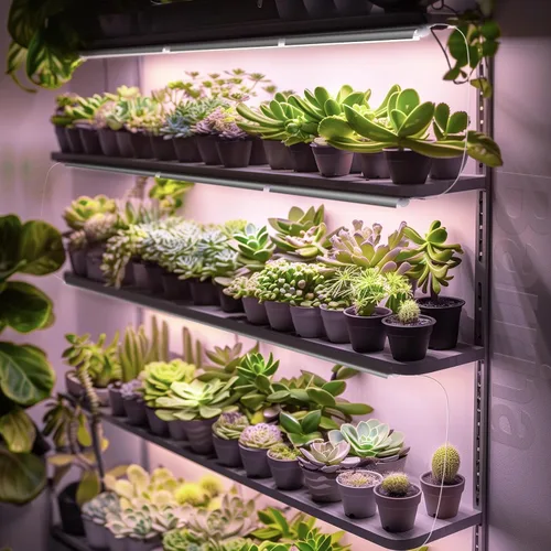 Vista 3 de Barrina Luz de cultivo T8 de 2 pies, 144 W (6 x 24 W), equivalente a 800 W, espectro completo, luz de planta de luz solar, bombillas LED de cultivo