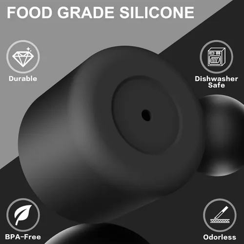Vista 4 de Protector de Silicona para Botella de Agua Owala, 2 Piezas Fundas Protectoras Antideslizantes para Botellas de Agua FreeSip/Twist/Flip, Sin BPA