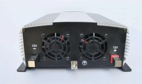 Vista 3 de PowerMax Inversor de onda sinusoidal pura de 2000 vatios de 12 V CC a 120 Vac - Salida de CA cortocircuito y protección de temperatura que se