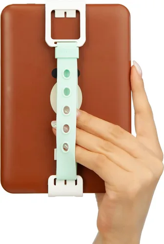 Vista 22 de WiLLBee CLIPON Soft Dual (para dispositivo de 6.7 ~ 7.5 pulgadas) lector de libros electrónicos Tablet Correa de silicona Agarre de mano Soporte