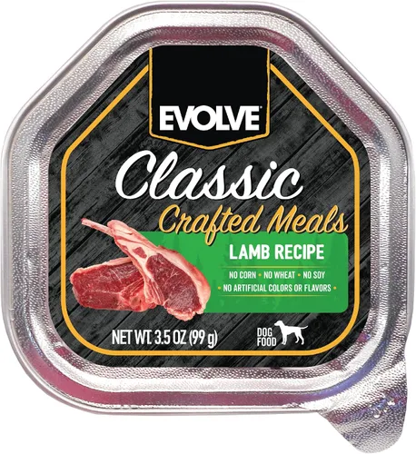 Vista 10 de Evolve Classic Crafted Meals - Comida húmeda para perros con estofado de ternera, 3.5 onzas, paquete de 15