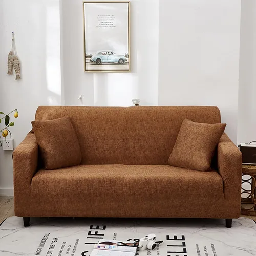Vista 12 de IMYOGI Fundas elásticas para sofá de alta elasticidad, elegante funda de sofá de color sólido con parte inferior elástica, protector de muebles