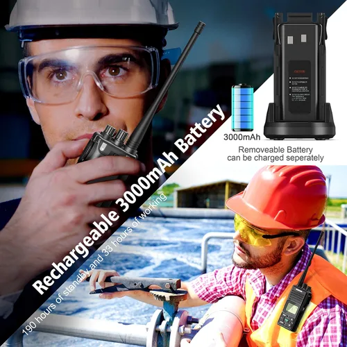 Vista 2 de FPCN10A Radio Walkie Talkies de largo alcance para adultos