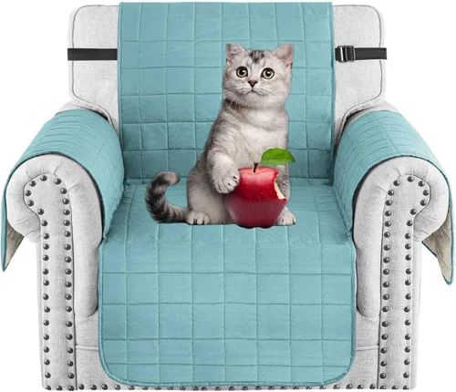 Vista 22 de MAXIJIN Fundas impermeables para sofá de 3 cojines, aptas para mascotas, fundas acolchadas para sofá de 69 pulgadas, lavables, protector de sofá