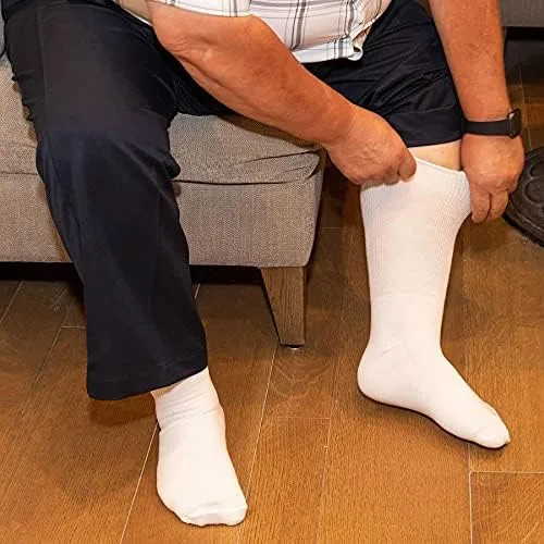 Vista 5 de Athletic CrewCalcetines para hombre extra anchos (3unidades).