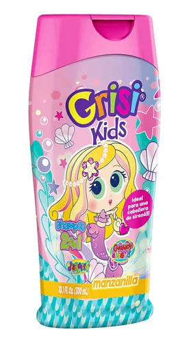 Vista 3 de Grisi Champú Manzanilla Kids para niñas, 10 onzas líquidas, 10 onzas