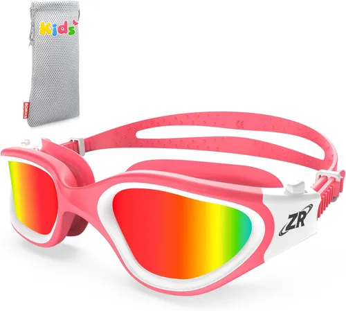 Vista 27 de ZIONOR Gafas de natación para niños, G1 MINI con protección UV, polarizadas, antivaho, para edades de 6 a 14 años Glare-Reducing Polarized Lenses