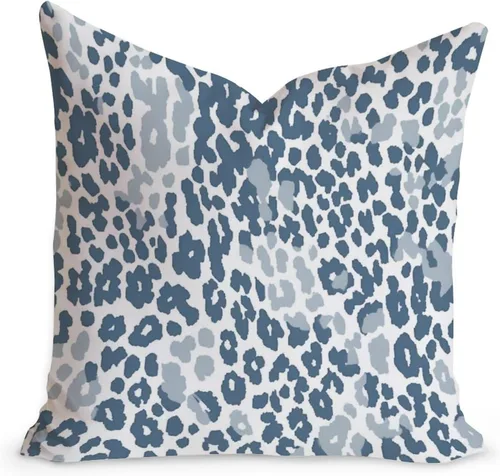 Vista 9 de Funda de cojín decorativa con estampado de guepardo verde peridoto para sofá, funda de almohada verde crema con estampado de leopardo con A-16