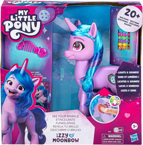 Vista 2 de Juguetes de My Little Pony: Make Your Mark Izzy Moonbow See Your Sparkle con Sonidos, Música y Luces