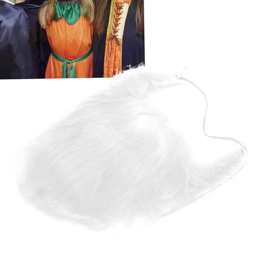 Vista 8 de Barba falsa para fiesta de Halloween, bigote de barba falsa, barbas falsas, divertido bigote falso para disfraz de fiesta de Halloween