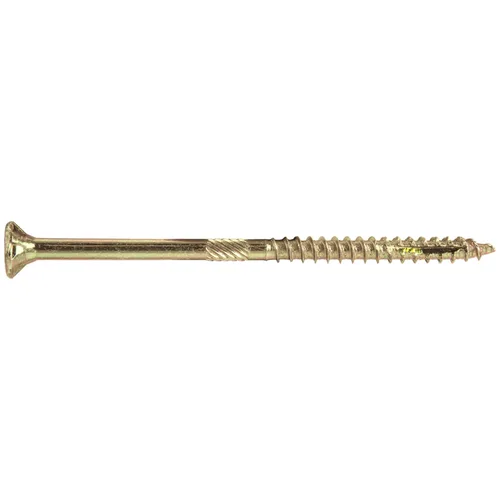 Vista 123 de 8 x 1 revestimiento exterior recubierto de bronce, tornillo de madera multiusos compatible con ACQ, cabeza plana Torx/Star Drive de 1 libra, 288