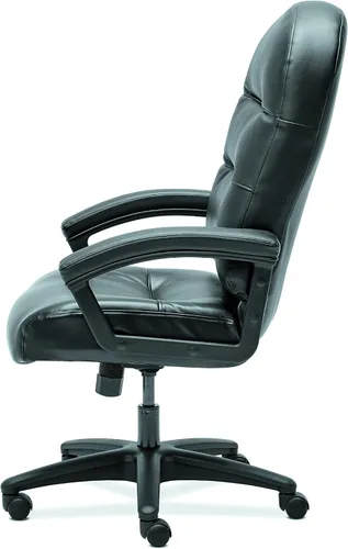 Vista 7 de HON HON2095HPWST11T Silla ejecutiva de computadora de cuero con respaldo alto para escritorio de oficina, color negro (H2095), SofThread