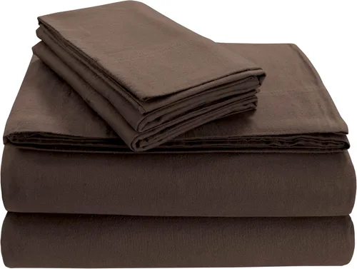 Vista 5 de Tribeca Living FL170EDPCSTCAS Fundas de almohada suaves de franela de algodón de 170-GSM, Cashmere, Estándar