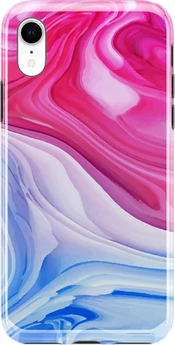 Vista 35 de Carcasa Casely para iPhone XR *Solo Buenas Vibraciones* Impresión de Festival Diseño Clásico Ultradelgado