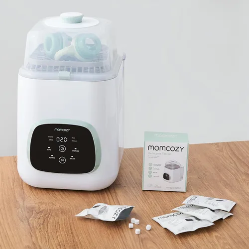 Vista 3 de Momcozy - Tabletas de detergente oficiales para lavadoras de botellas Momcozy 120 tabletas Elimina los residuos de leche persistente y el olor