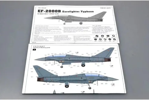 Vista 3 de Trumpeter Kit modelo EF-2000B Eurofighter Typhoon