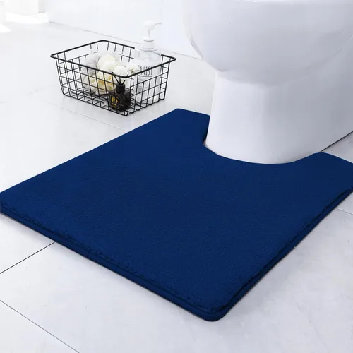 Vista 18 de SWEMSTAR Alfombra de baño de espuma viscoelástica con alfombra de inodoro, tapete de baño absorbente de agua para suelo de baño, antideslizante