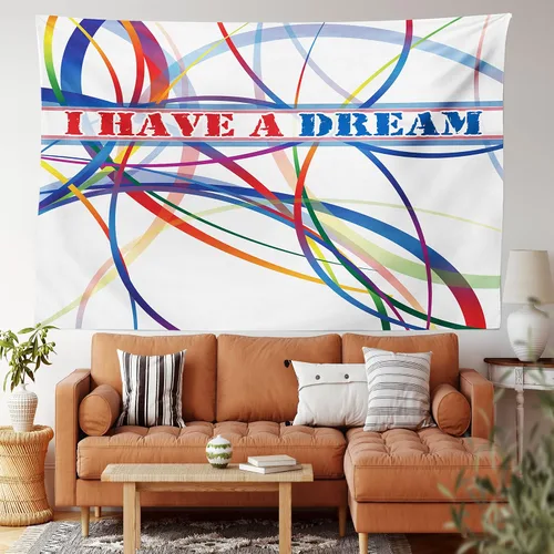 Vista 16 de Lunarable Tapiz mexicano, tema de cultura latinoamericana, sombrero de paja, manta de serape de Maracas, decoración de tela para colgar en la pared