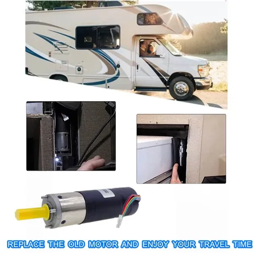 Vista 7 de 236575 Motor deslizante de pared RV compatible con sistema deslizante Lippert Schwintek en pared, motor deslizante para remolque de viaje y cámper