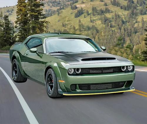 Vista 5 de Funda para parachoques delantero Dodge Challenger 2015-2023 con borde +