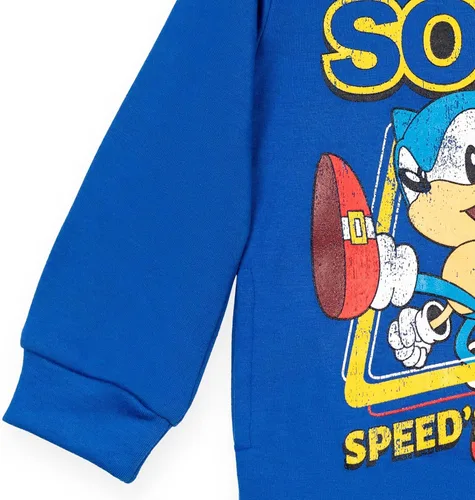 Vista 5 de SEGA Sonic the Hedgehog Tails Knuckles - Sudadera con capucha para niños pequeños y grandes