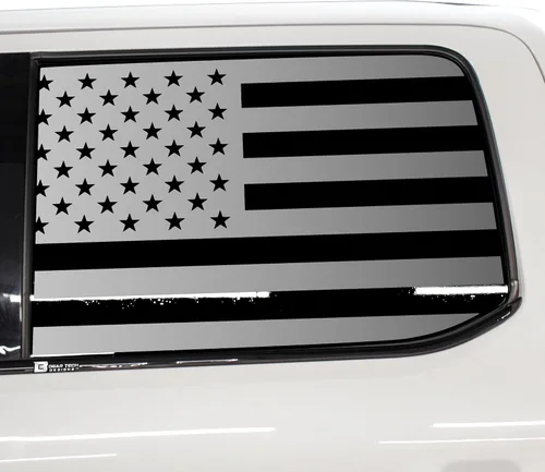 Vista 13 de BOGAR TECH DESIGNS Calcomanía de vinilo precortada para parabrisas trasero compatible con Ford F-150 F150 2015-2024, negro mate