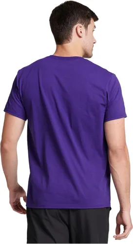 Vista 4 de Russell Athletic Camisetas Dri-Power de manga corta para hombre, absorben la humedad, protección contra olores, UPF 30+, tallas S-4x