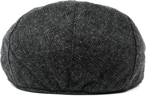 Vista 5 de Gorra plana clásica de retazos de espiga a cuadros Newsboy Ivy Hat