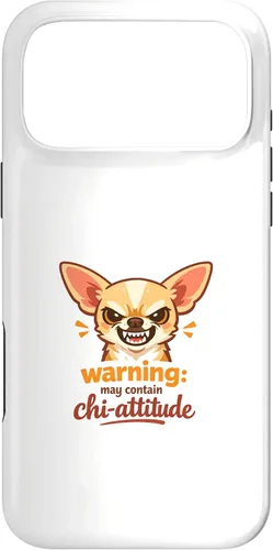 Vista 22 de Chihuahua Attitude Warning - Carcasa para iPhone XR