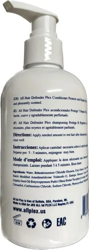 Vista 7 de PLEX B.T Amazing Shampoo and Conditioner 8oz Duo - JKS International - Suaviza, restaura el cabello dañado - Cuidado del cabello - Set de champú