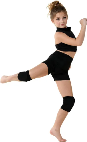 Vista 4 de Danz N Motion Rodilleras de animación y danza, protección de rodilla que absorbe los golpes