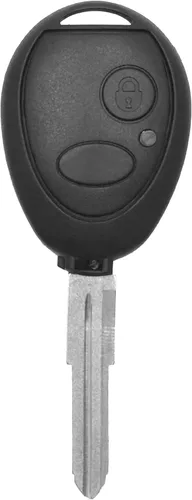 Vista 5 de uxcell 2 botones sin cortar llavero remoto caso Shell reemplazo para Land para Rover Discovery 1999 2000 2001 2002 2003 2004