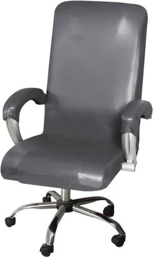 Vista 9 de ITFRO Funda para silla de oficina de 3 piezas con fundas para reposabrazos Negro