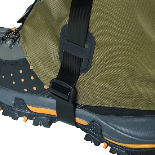 Vista 5 de Polainas impermeables para las piernas, botas de nieve 500D, polainas de caza, polainas de guardia de serpiente para senderismo y escalada