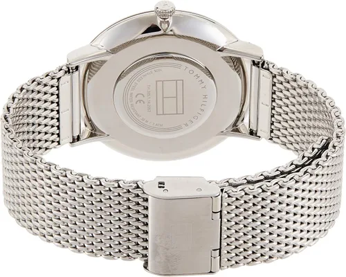 Vista 2 de Tommy Hilfiger 1710355 Sofisticado reloj deportivo analógico de cuarzo plateado para hombre Tono Movimiento de cuarzo