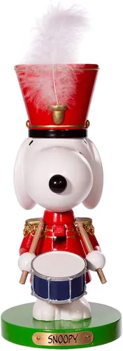 Vista 2 de Snoopy The Drummer Cascanueces de 10 pulgadas