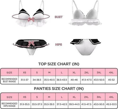 Vista 4 de Littleforbig Women Nightwear Sexy Contrast Collar Sleeveless Backless Bikini Bra Panties Bikini Set Negro