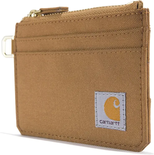 Vista 13 de Carhartt Cartera casual de nailon con cremallera para tarjetas para mujer