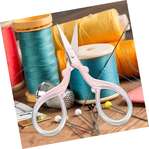Vista 7 de EXCEART 1 Unidades Tijeras De Costura Tijeras De Costura Bordado Tijeras Multitools Tijeras De Costura Tijeras De Sastre Herramientas De Bordado DIY
