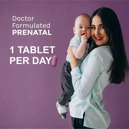 Vista 5 de MedFertil Soporte de fertilidad, vitaminas prenatales con hierro, mio-inositol, ácido fólico, yodo, biotina y vitaminas B, 30 tabletas