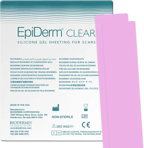 Vista 12 de Epiderm - Tiras de silicona para cicatrices, cinta de silicona de alta calidad para un cuidado óptimo de las cicatrices, versátil, flexible