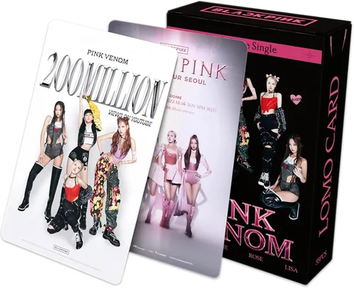 Vista 2 de KPOPBTS Born Pink Photocards Nuevo Álbum 165 PCS/3 Paquetes Tarjetas Lomo Regalo para Niños y Niñas Blink