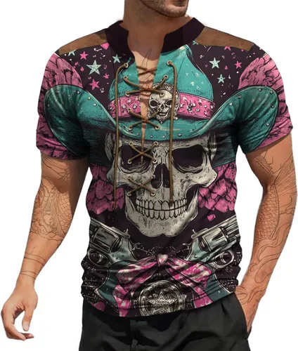Vista 18 de Camisas de verano para hombres, básicas, de talla grande, para playa, suaves, sueltas, informales, para descansar, al aire libre, con cordón