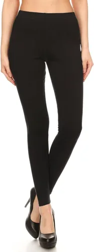 Vista 2 de Leggings Depot - Leggings de algodón para mujer, de alta calidad, ultra suaves, colores sólidos