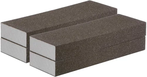Vista 11 de HARFINGTON Bloques de esponja de lijado de grano medio, 4 unidades, bloque de lijado de espuma de grano 120-180 para pulir la cocina, paneles