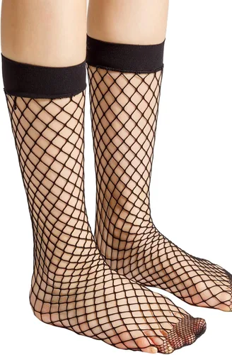Vista 4 de Floerns 3-4 pares de calcetines de red sólidos huecos para mujer