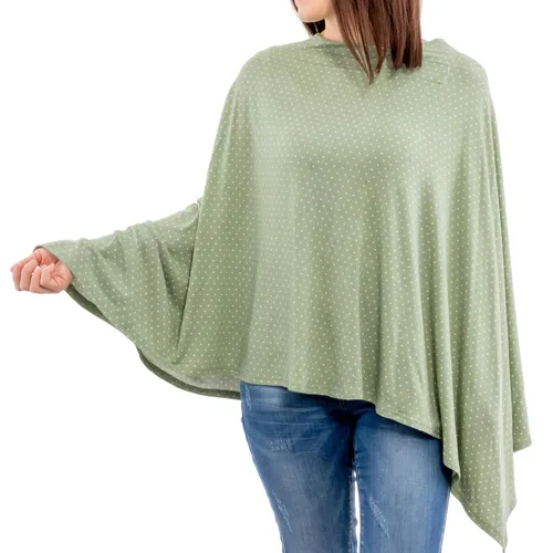 Vista 9 de WeeSprout Manta de Lactancia para Amamantar, Poncho de Lactancia Suave y Transpirable, Inserción para el Cuello para Vista Manos Libres, Manta