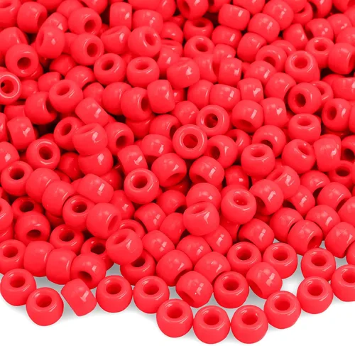 Vista 37 de Cuentas de poni, 4000 unidades, cuentas para pulseras, cuentas para el cabello, cuentas para hacer joyas, cuentas de plástico para manualidades